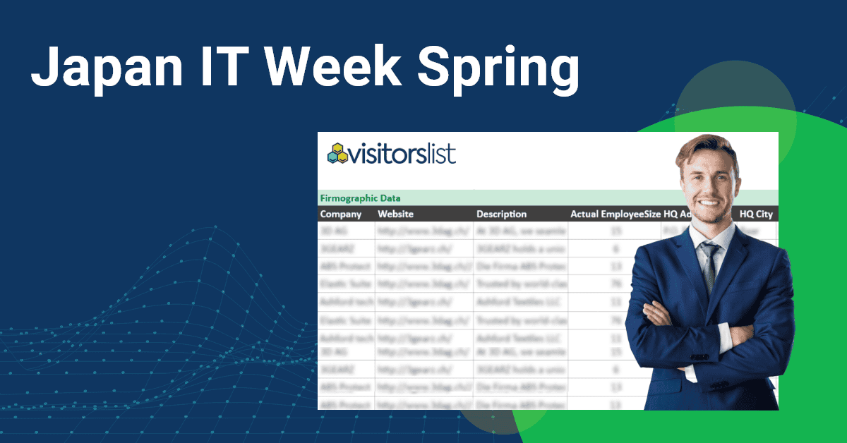 Japan IT Week Spring 2024 Exhibitors List & Attendees List