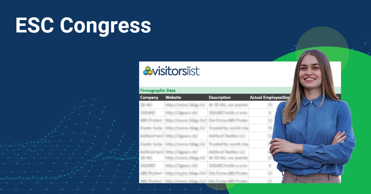 ESC Congress 2024 Attendees List and Exhibitors List