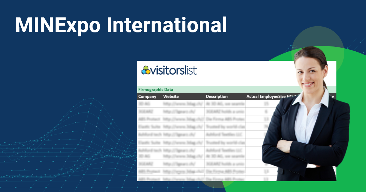 MINExpo International 2024 Visitors List and Exhibitors List