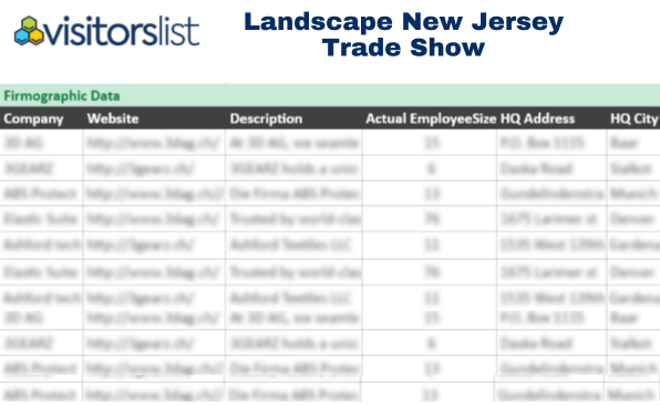 Landscape New Jersey Trade Show