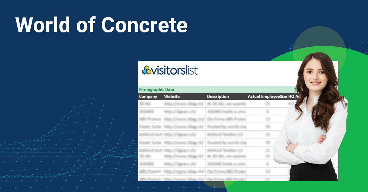 World of Concrete 2025 Exhibitors List and Attendees List